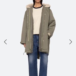 Sea-NY Miles Parka Army Olive Hooded